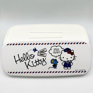 Sanrio Hello Kitty Two Tier Blue Bento Box